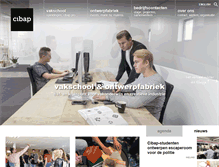 Tablet Screenshot of cibap.nl